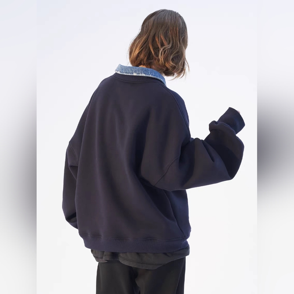 👕 Stylish Collared Sweatshirt for Sale